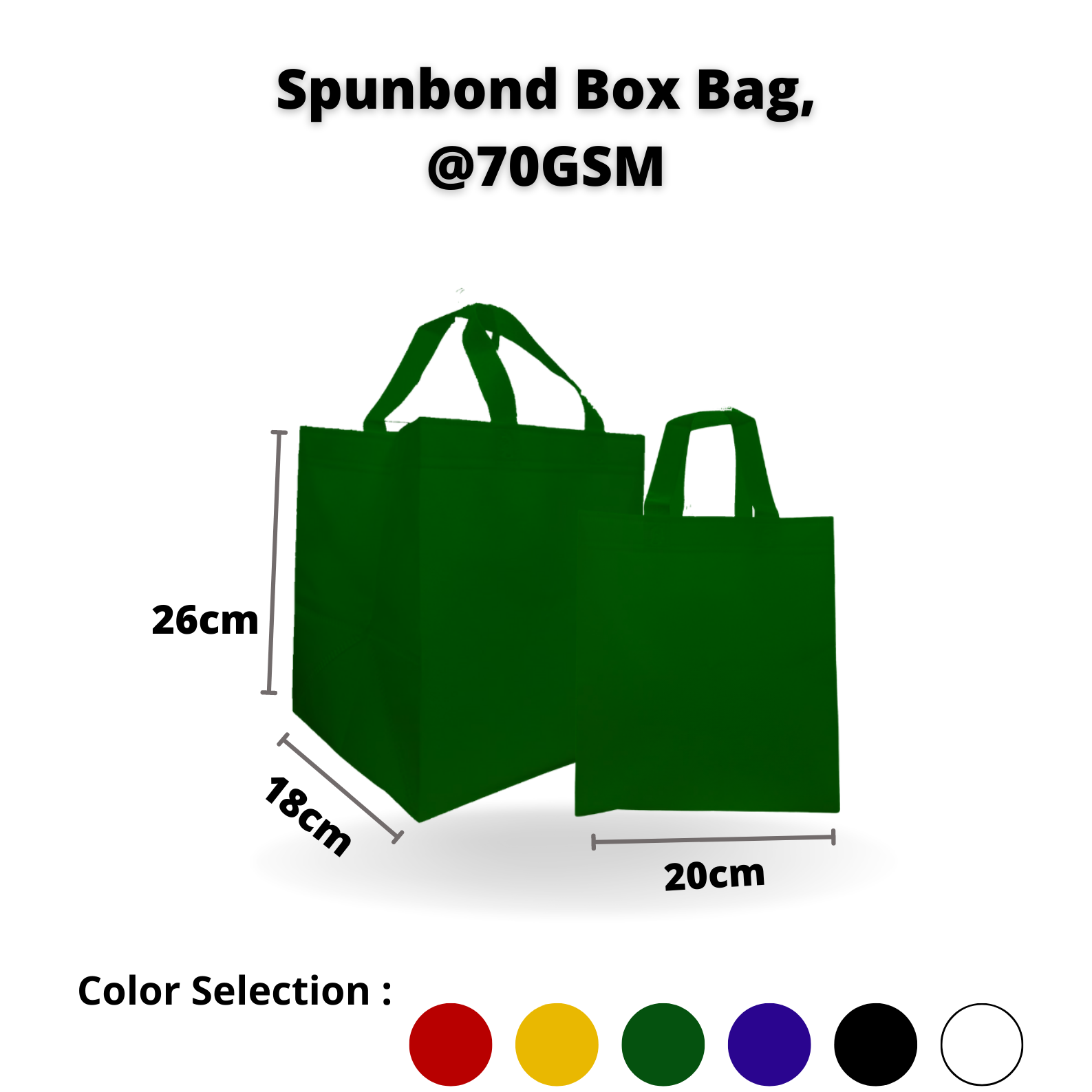 Spunbond Box Bag 20