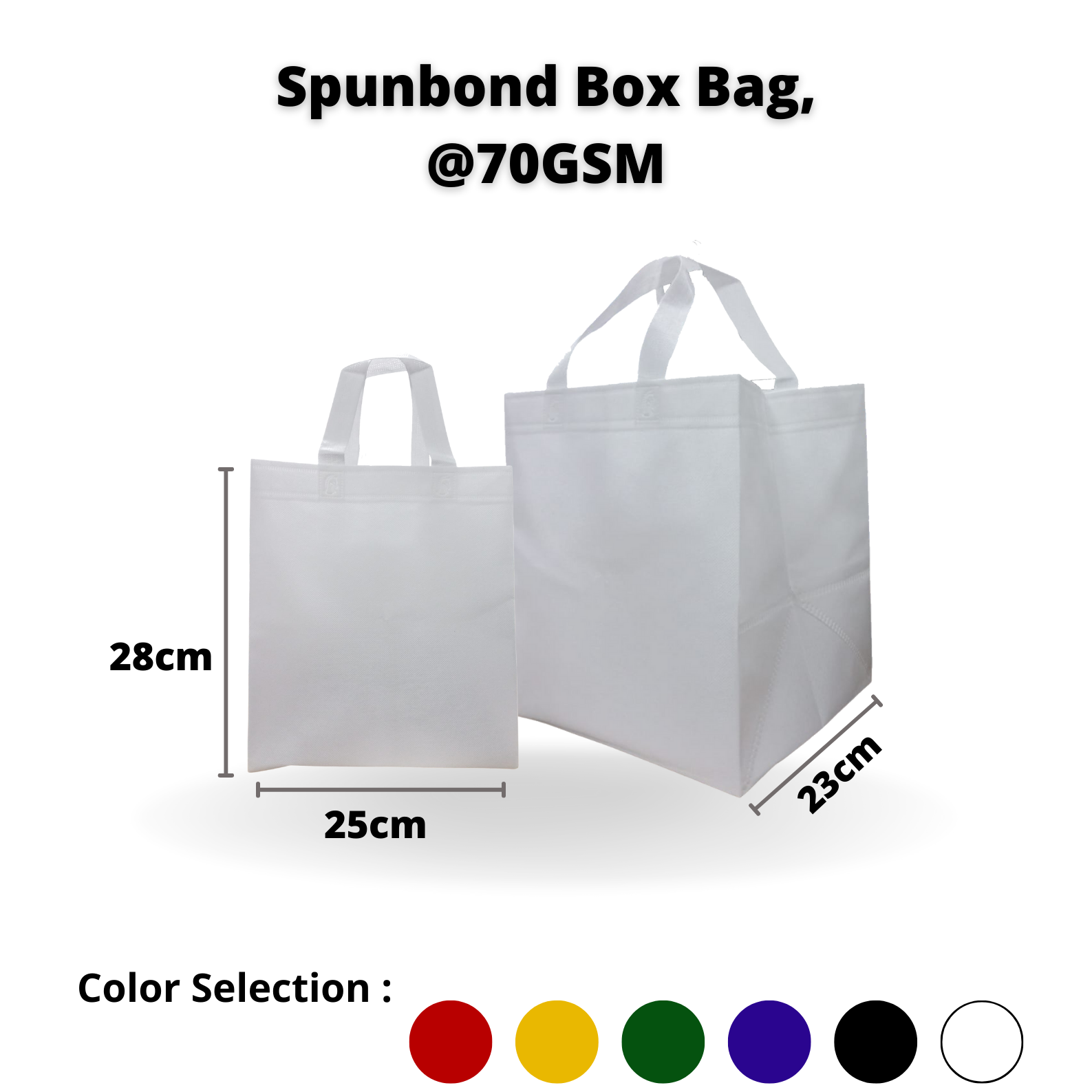 Spunbond Box Bag 25