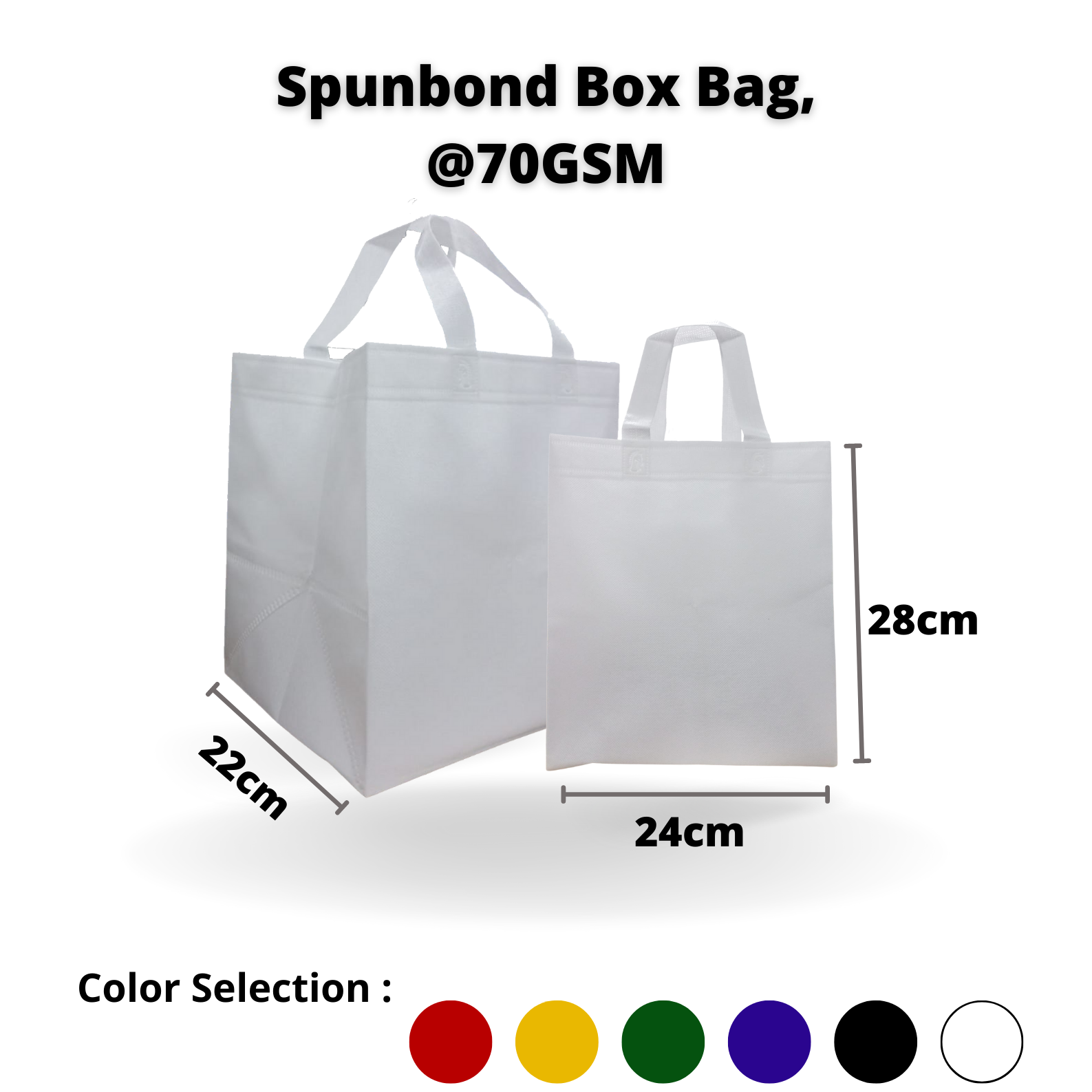 Spunbond Box Bag 24 Long