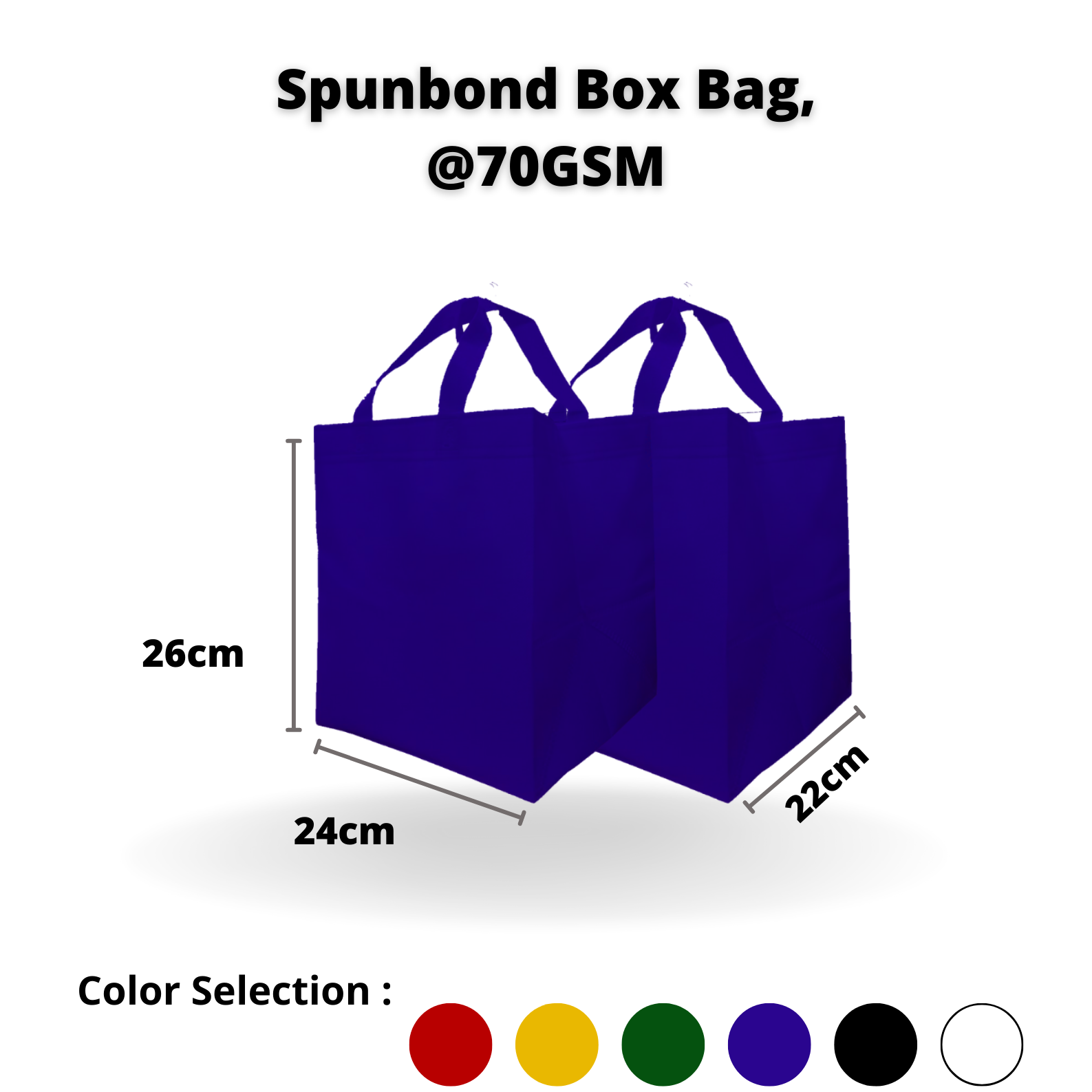 Spunbond Box Bag 24